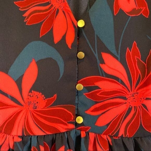 A Pea in the Pod Floral Print Maternity Tunic S - Picture 2 of 8